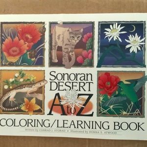 Sonoran Desert: Kids learning and coloring book
